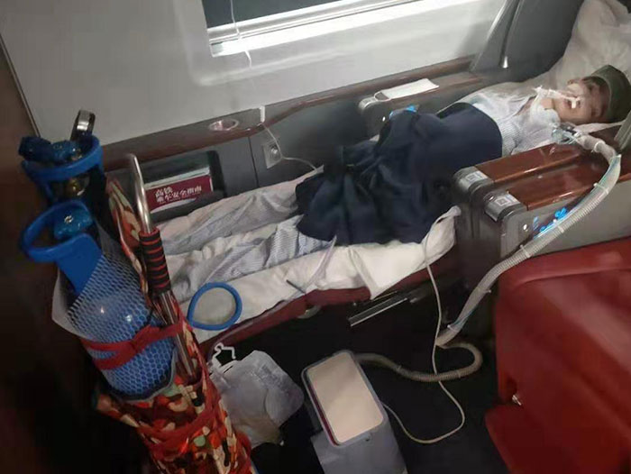 飞机及高铁转运病人10