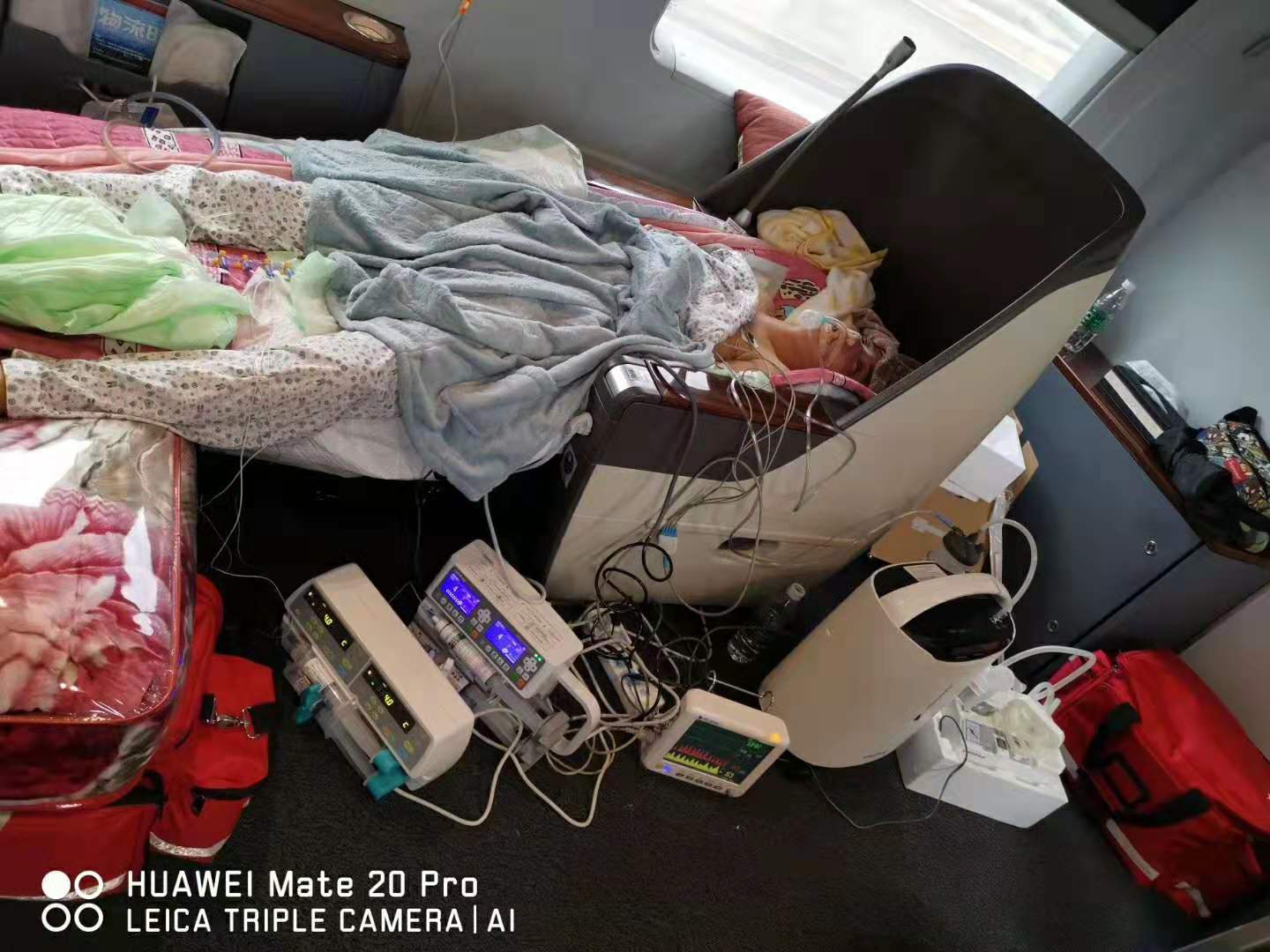 高铁转运病人，成都—北京3